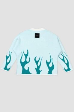 Merino Flame Knitted Sweater - Teal -Style On Boards 109 f9024764 f94e 4b97 9723 b5fbbe0bc27d