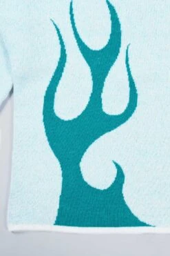 Merino Flame Knitted Sweater - Teal -Style On Boards 110 f52de075 91d9 48eb 9fd9 366d29a4a5f9