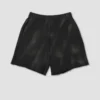 Volume Track Shorts - Black Spray