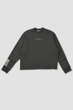 Double Up Crew Sweater - Tarmac Flame