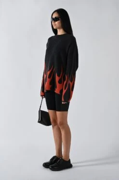 Merino Flame Knitted Sweater - Red -Style On Boards 152 c2192ac7 6514 4b6d a127 53db1faa3399