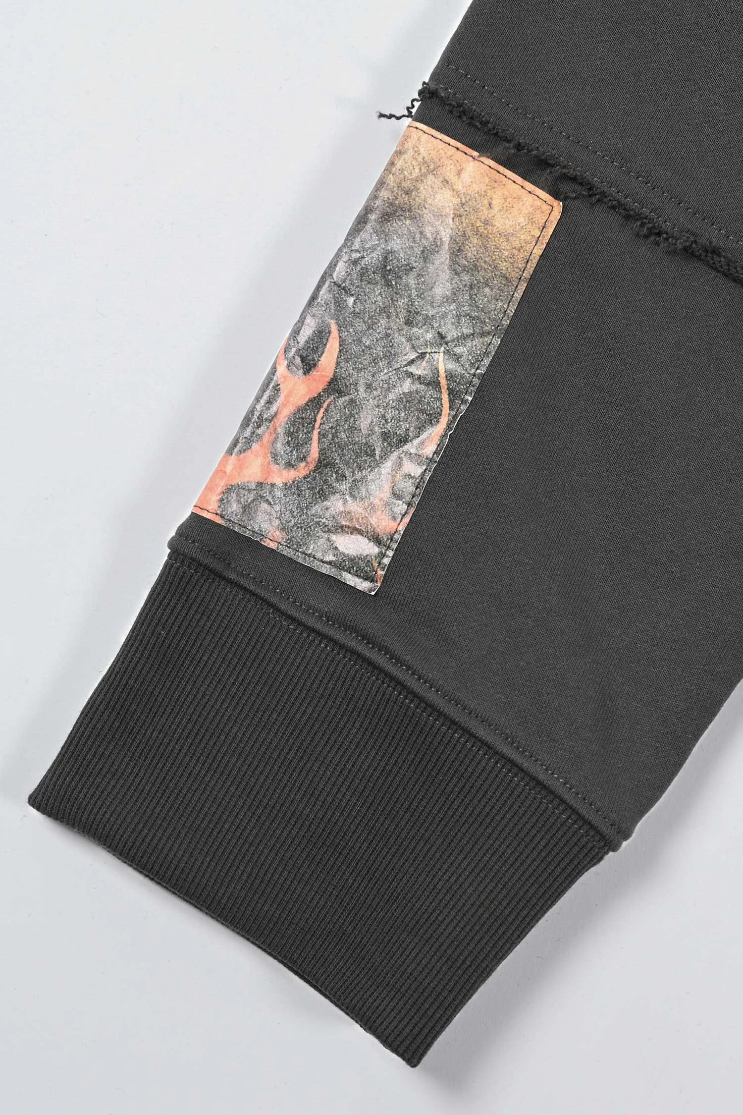 Double Up Crew Sweater - Tarmac Flame 4 Double Up Crew Sweater - Tarmac Flame - Image 4