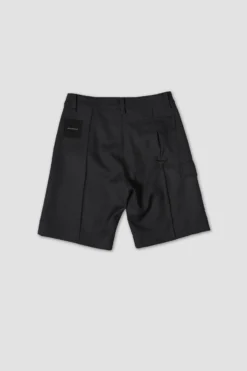 Merino Piston Pleated Patch Cargo Short - Black -Style On Boards 168