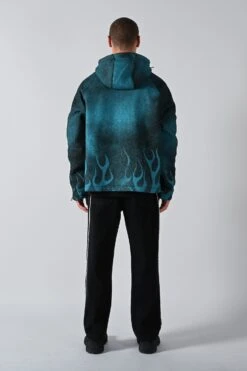 Traction Hooded Fleece Jacket - Teal -Style On Boards 19 aa5b0485 011f 4cb6 aed2 ef716c742346