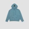 Waves Per Hour Cut Off Hooded Sweater - Ocean Blue