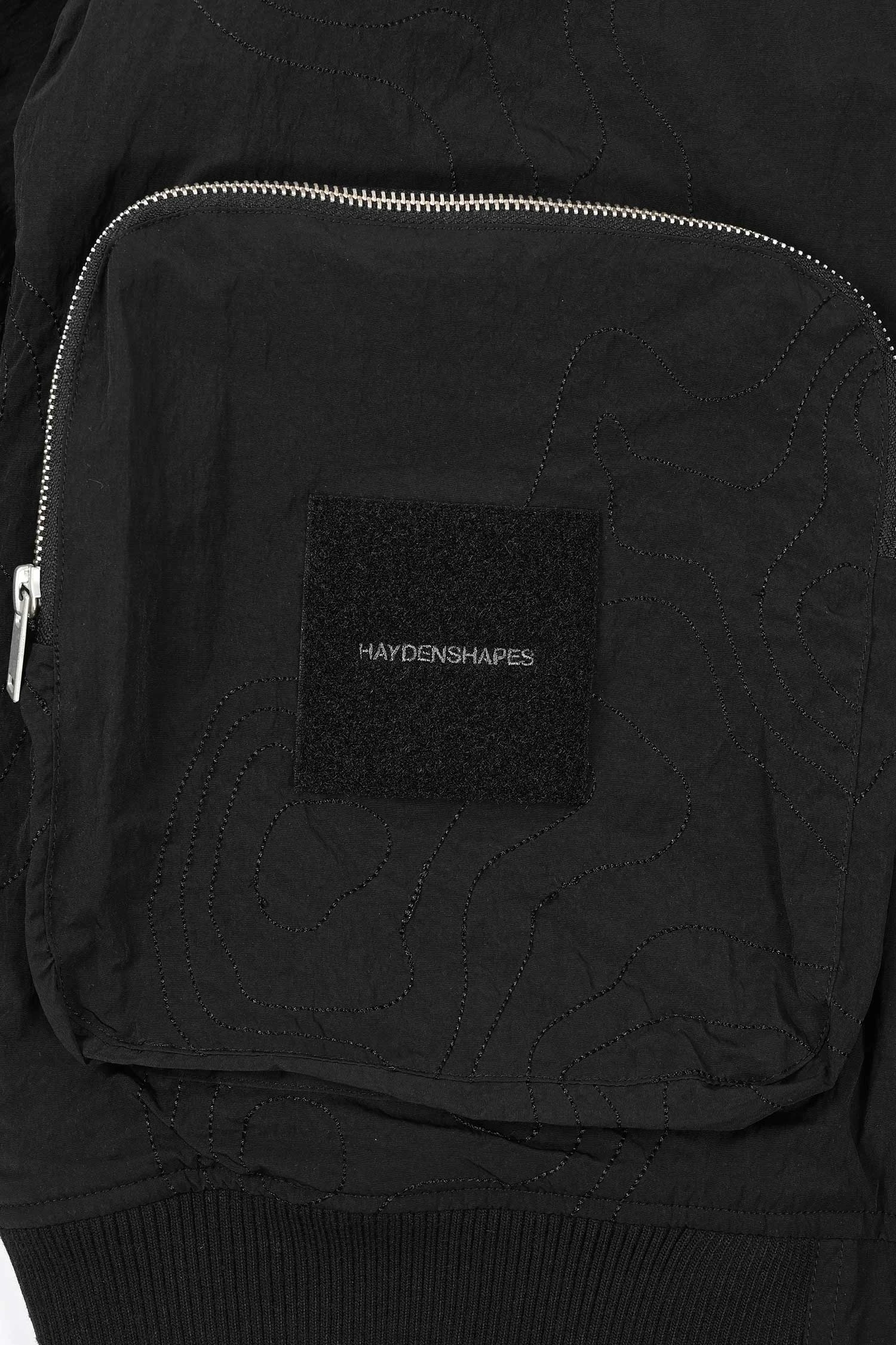 Synoptic Bomber Jacket - Black 5 Synoptic Bomber Jacket - Black - Image 5