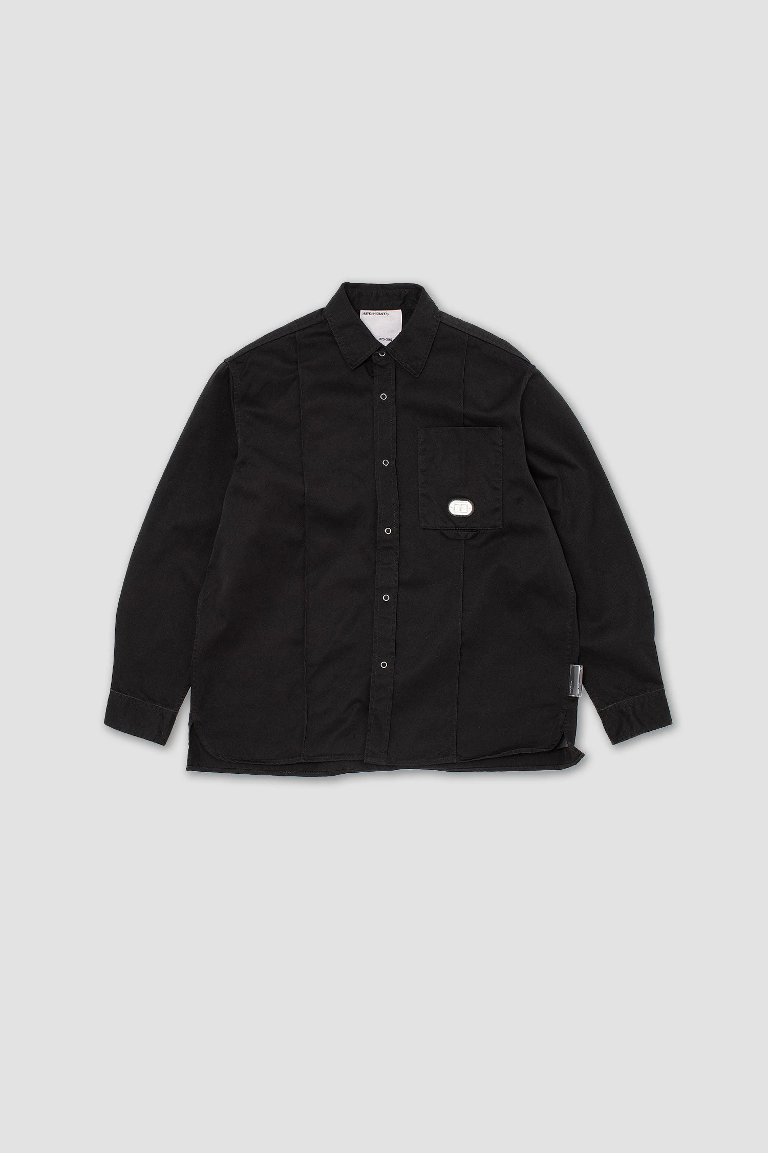 Concave Oversize Shirt - Black 1 Concave Oversize Shirt - Black