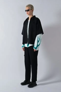 Merino Patch Zip Shirt -Style On Boards 47