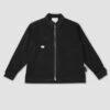 Denim Drop Shirt Jacket - Black