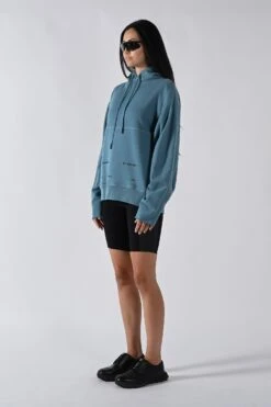 Waves Per Hour Cut Off Hooded Sweater - Ocean Blue -Style On Boards 59 76d2b027 a4f5 4e40 aef2 278e88c1bab1