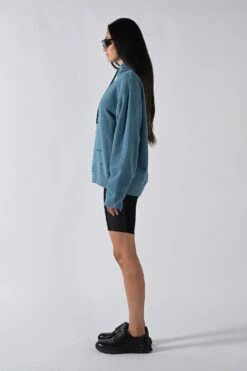 Waves Per Hour Cut Off Hooded Sweater - Ocean Blue -Style On Boards 60 dc827401 3b2f 4bba bc3d 18ac8a96e67d