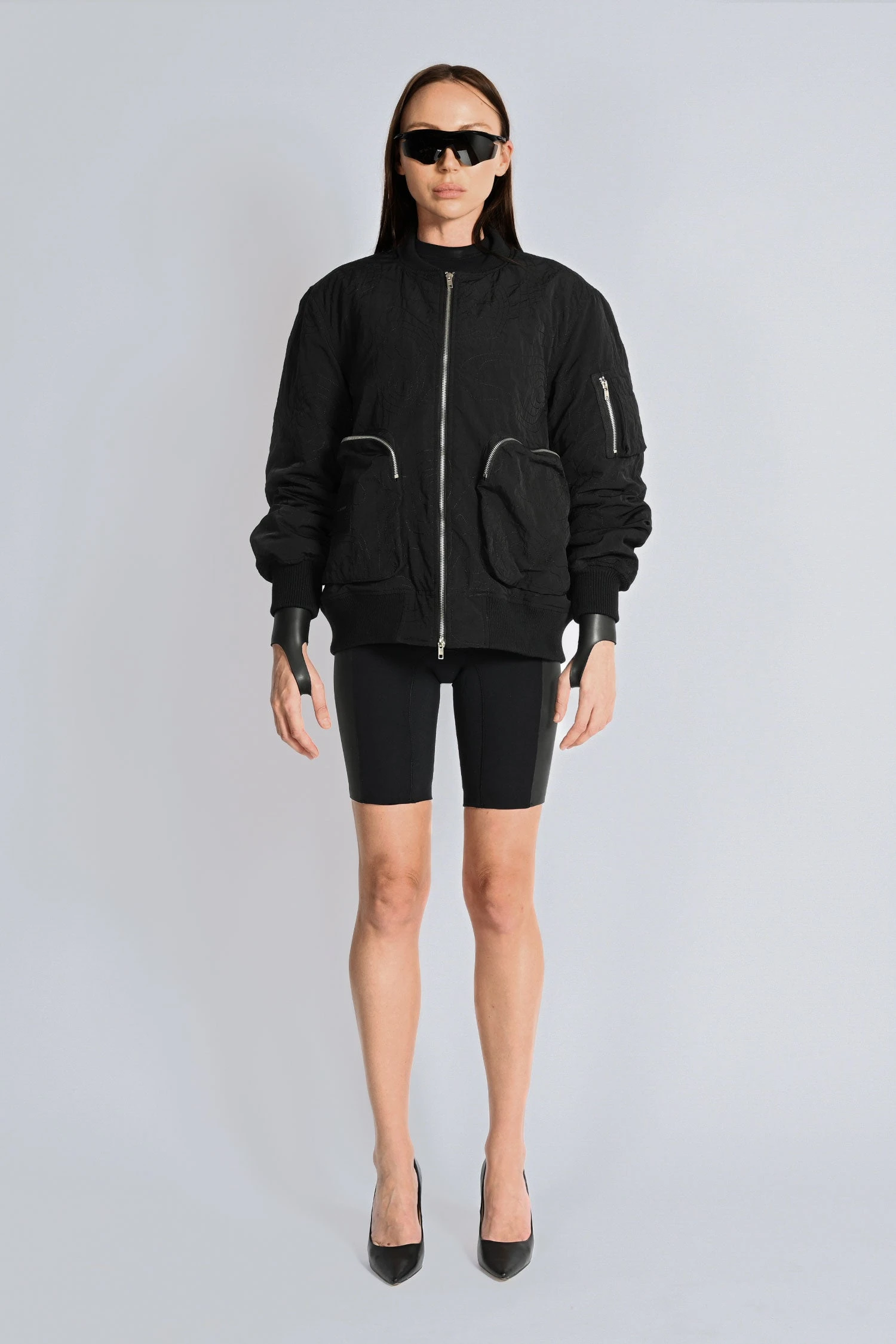 Synoptic Bomber Jacket - Black 2 Synoptic Bomber Jacket - Black - Image 2