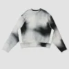 Cut Off Crew Sweater - Moonscape