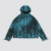 Traction Hooded Fleece Jacket - Teal