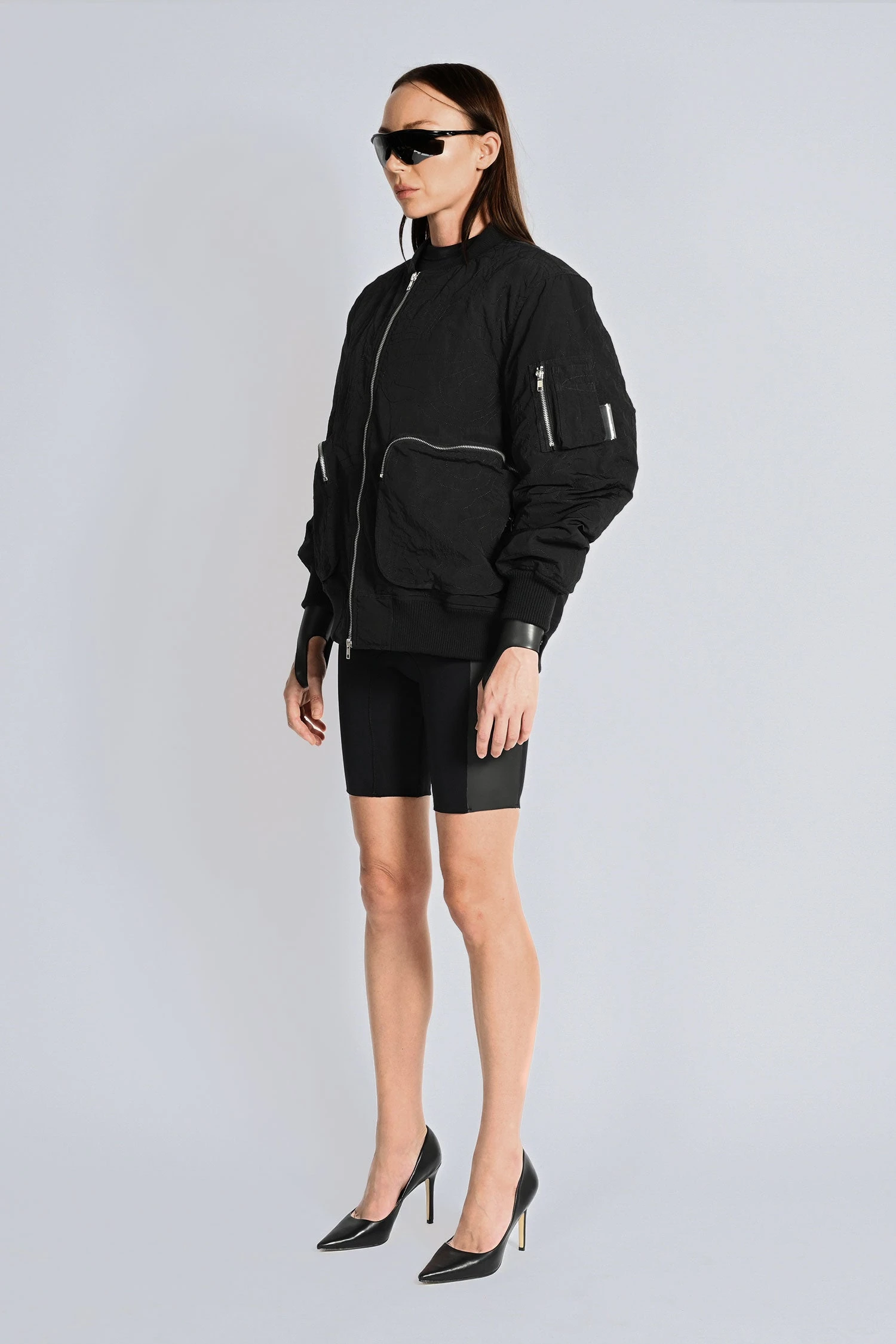 Synoptic Bomber Jacket - Black 6 Synoptic Bomber Jacket - Black - Image 6