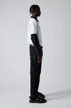 Bay Wide Pant - Black -Style On Boards HS 22AP 1002B SHAPERS TEE AP1000 WHITE SIDE 7ca4ddd5 e655 4c23 8035 b55539c976c4