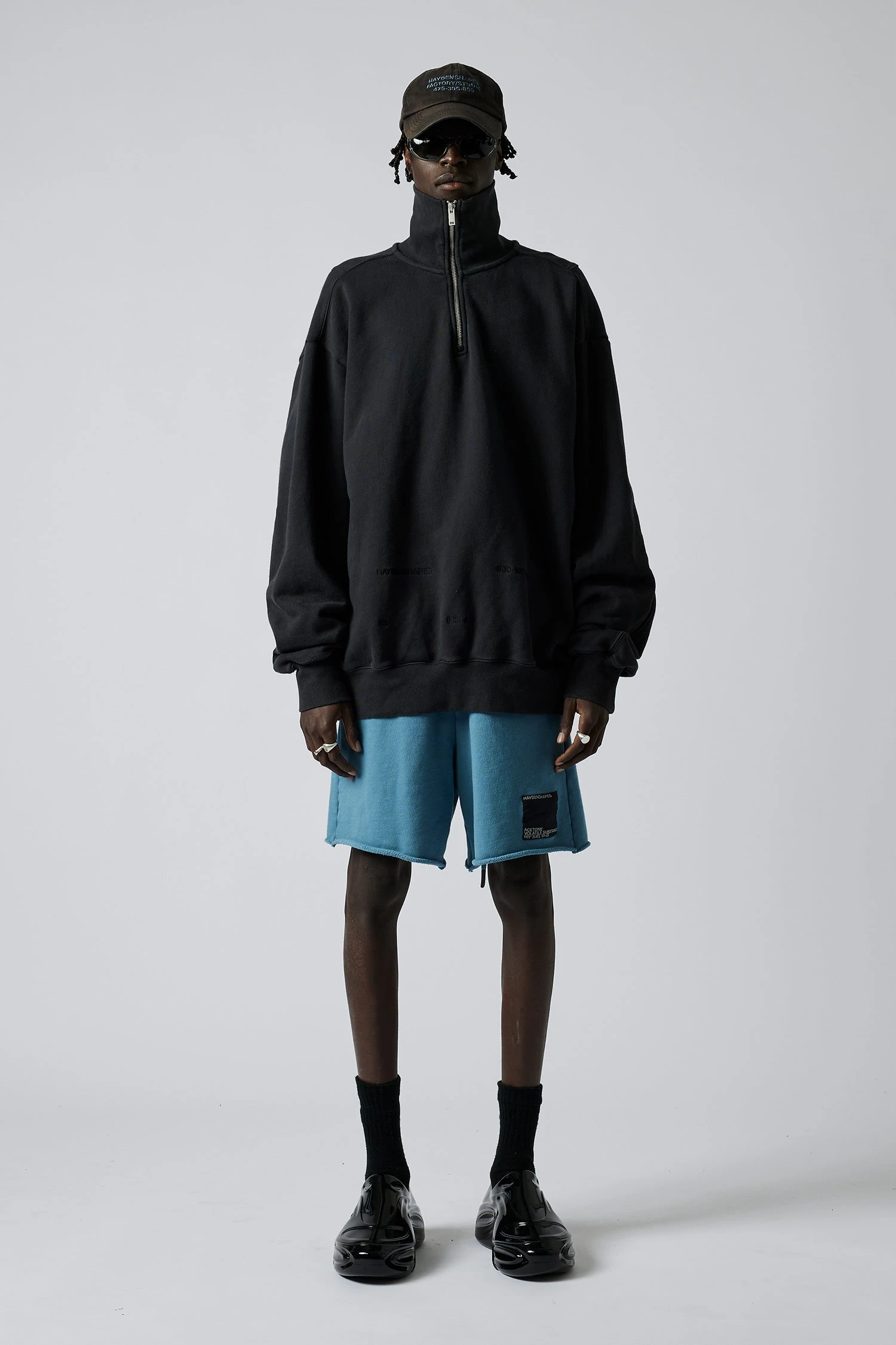 Volume Track Shorts - Ocean Blue 2 Volume Track Shorts - Ocean Blue - Image 2