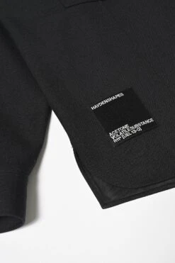 Merino Cross Over Shirt -Style On Boards HS 22AP 1031 MERINO SHIRT CROSS OVER BLACK patch detail 7dabd4a9 6b25 4303 b45b d1d5bd9344c2